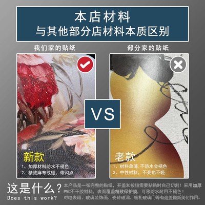 简约创意极简翻新遮挡自粘信息盒多媒体强弱电闸电表箱装饰贴纸画