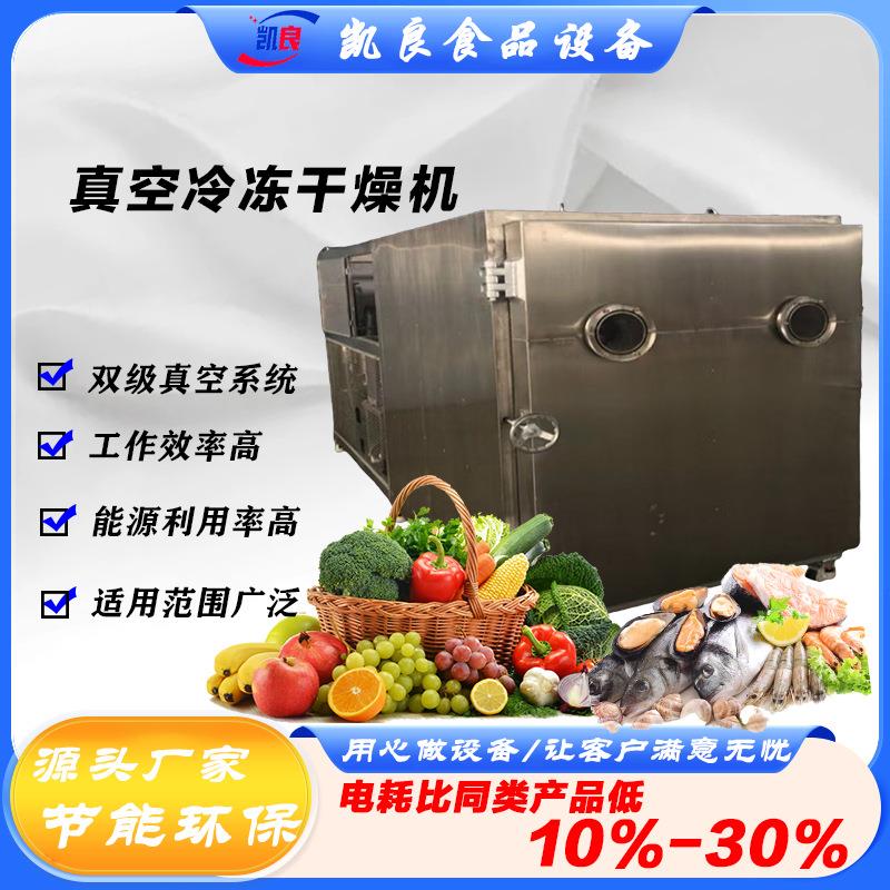 小型家用果蔬冻干机土豆山楂冷冻干燥设备鸡脖鸭脖低温冻干机