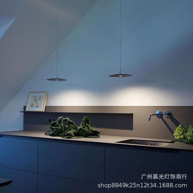 现代简约餐桌灯设计师丹麦餐厅吊灯咖啡厅吧台吊灯极简工业风灯具