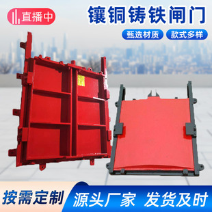 启闭机铸铁镶铜闸门调节堰门水库渠道管道河道钢制不锈钢闸板阀门