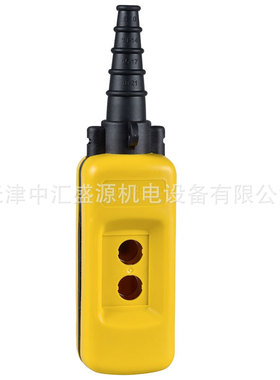 XACA02手持式按钮盒2孔黄色按钮盒XACA02空的悬挂式控制站