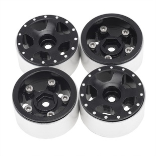 SCX24 Axial 90081 铝合金金属轮毂 胎五爪轮毂 锁式