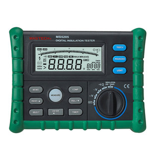 MASTECH华仪MS5205数字绝缘电阻仪2500V兆欧表电子摇表万用表