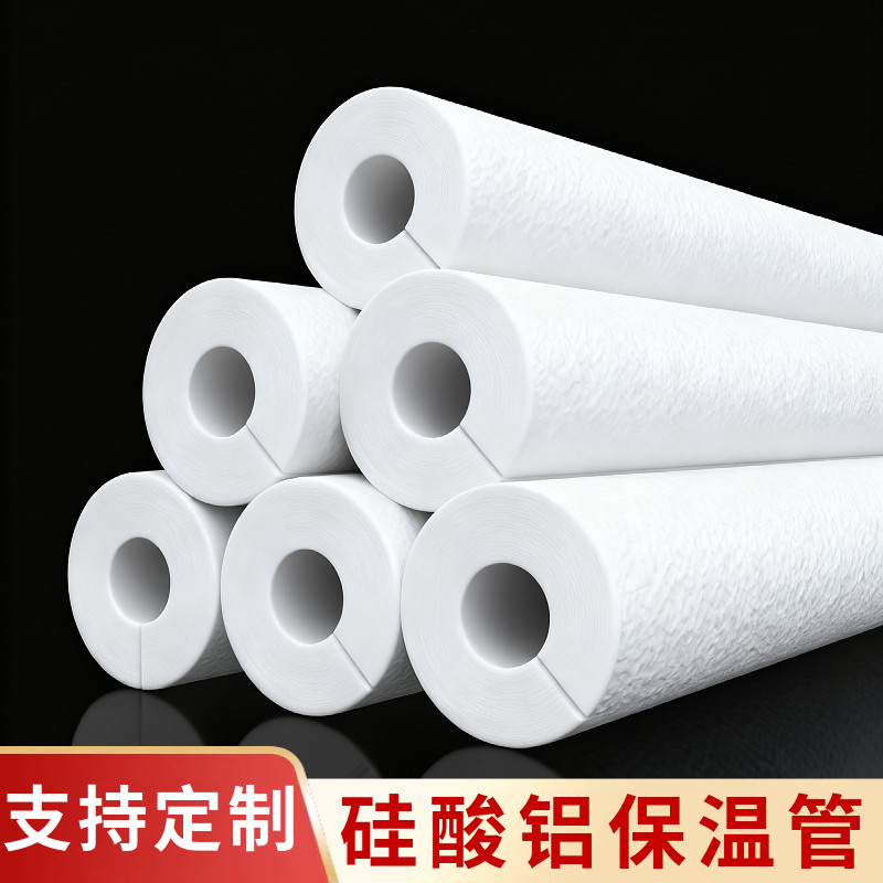 耐高温硅酸铝开口保温管壳锅炉蒸汽保温管道隔热防火阻燃保温棉管,基础建材,管道隔热保温套,淘宝优惠券,粉丝福利购,淘宝优惠卷
