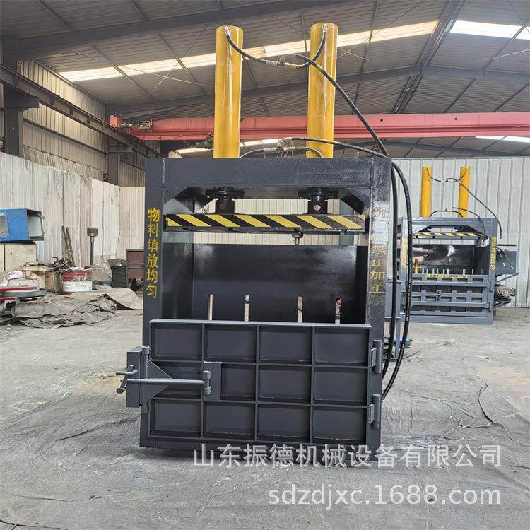 纤维丝立式打包机 废旧农膜立式打包机 易拉罐立式打包机厂家