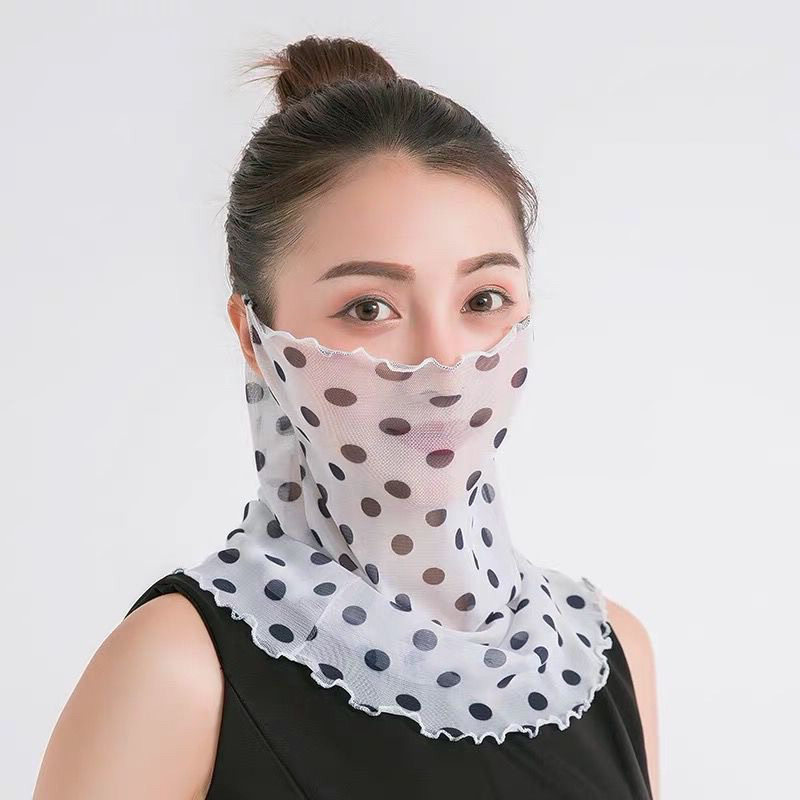 金丝挂耳围脖女春天夏季多功能百防晒面纱/面罩