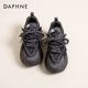 厚底百搭增高休闲运动透气鞋 达芙妮秋冬季 2026新款 秋季 老爹鞋 女鞋