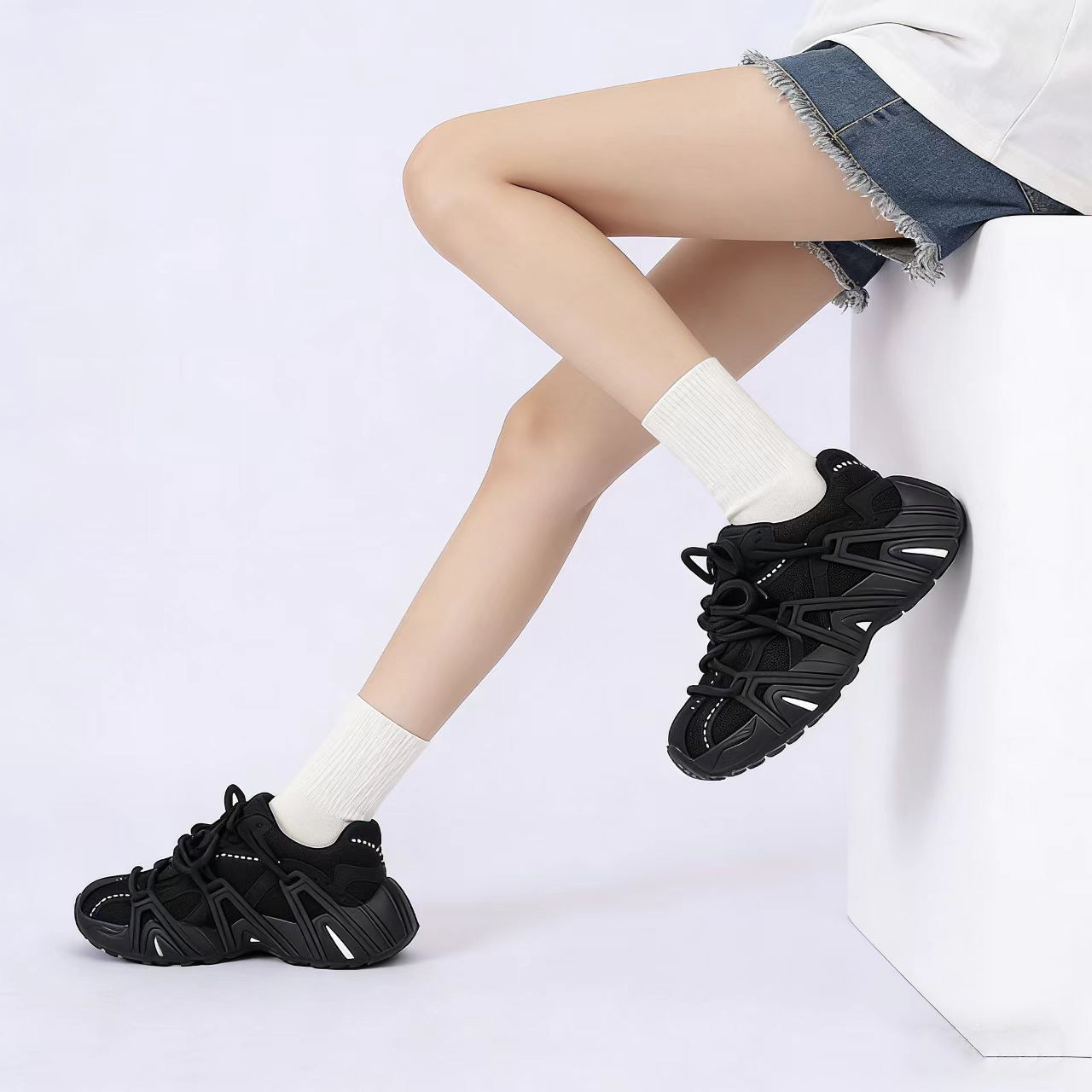 达芙妮厚底增高老爹鞋2026爆款复古银红网面板鞋运动休闲鞋子女士,女鞋,棉鞋,淘宝优惠券,粉丝福利购,淘宝优惠卷