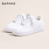 小白鞋 厚底百搭板鞋 女款 达芙妮爆款 2026冬季 新款 休闲软底运动鞋 子