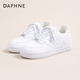 小白鞋 厚底百搭板鞋 女款 达芙妮爆款 2026冬季 新款 休闲软底运动鞋 子