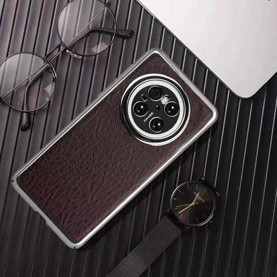 高档鳄鱼皮纹壳适用华为mate70pro手机壳mate70新款全包摄像头轻薄防摔保护套HUAWEI高级感男士商务手机套