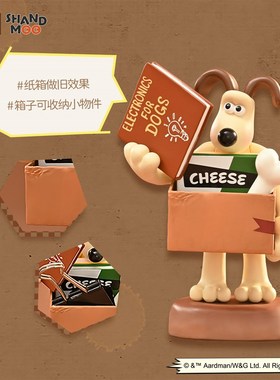 优选山莫超级无敌掌门狗办公室桌面摆件电视柜女生上班电脑工位装