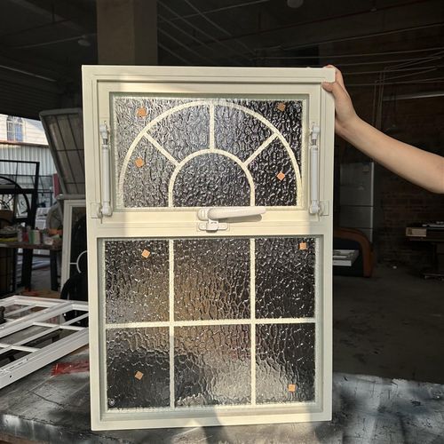 优选法式复古室内铝合金上翻窗定制洗手间透气采光玻璃窗户拱形隔