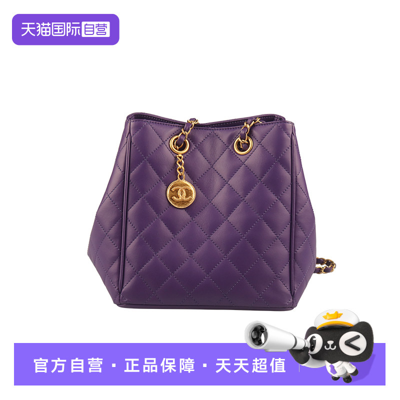 CHANEL香奈儿金币链条水桶包
