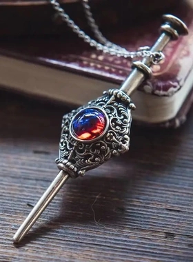 血盟剑侍情侣项链手工制造龙息石