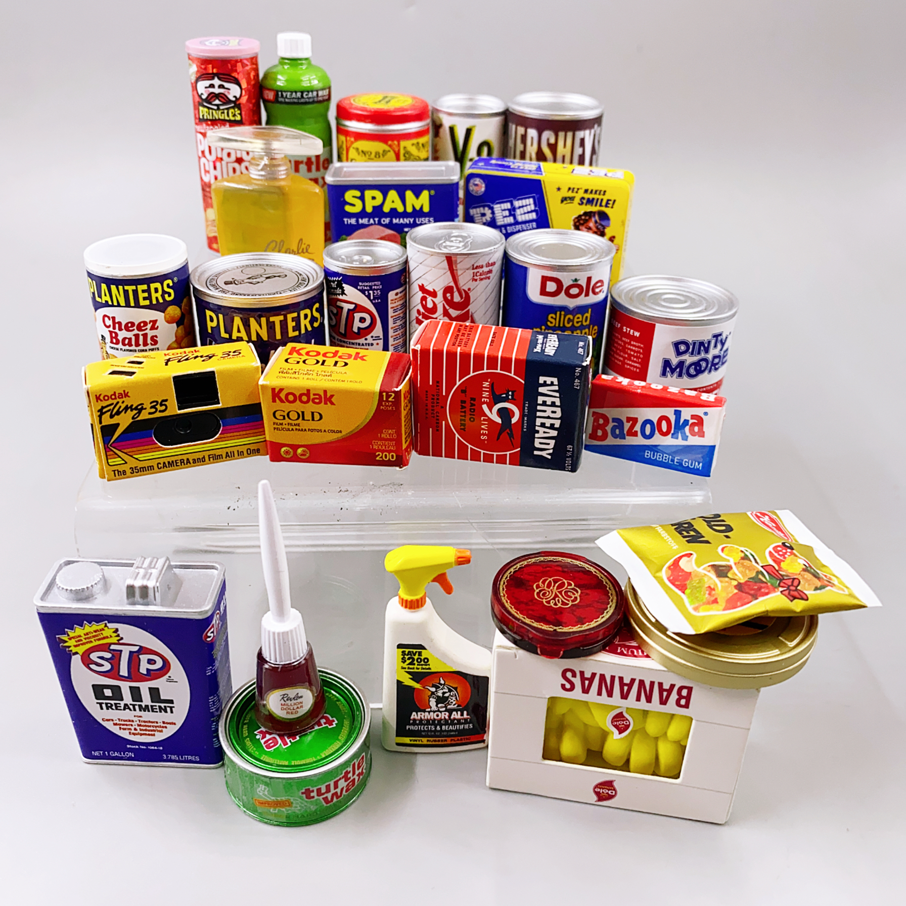 ZURU复古超市瓶瓶罐罐扭蛋配件