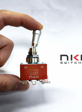 日本NKK日开 S6AL S-6AL 摇臂 钮子开关 拉杆式 防误操 6脚2档