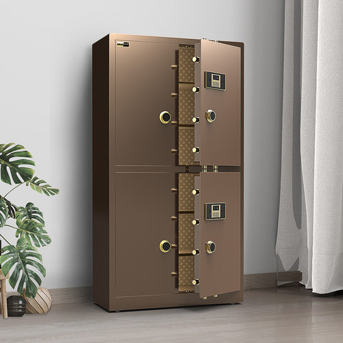 通洋电子保密柜大型对开门保险柜指纹密码双门文件柜重型保险箱