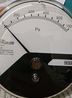 微压压力表  -50-5000pa    wika   A2G-05