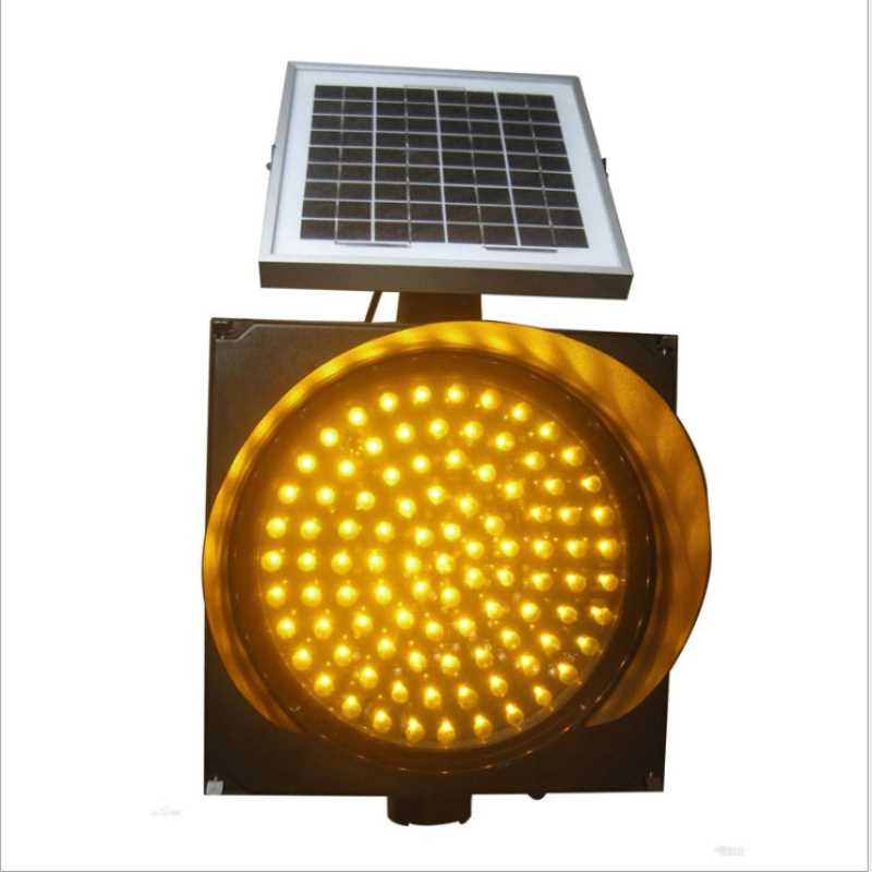 太阳能黄闪灯  道路交叉口警示灯 交通信号频闪LED灯