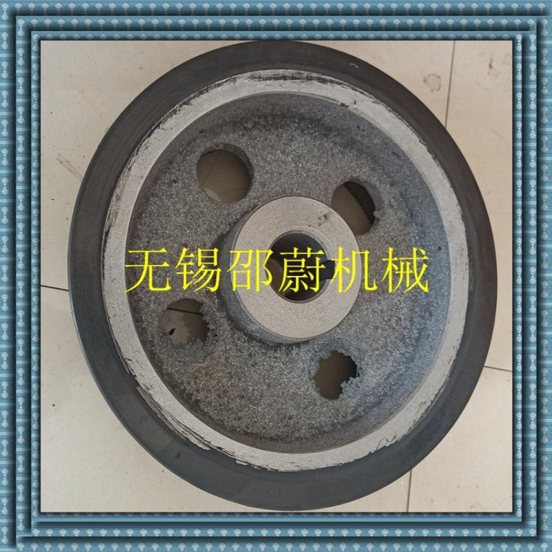 厂家货源供应橡胶轮 刮泥机走轮 滚轮架橡胶轮 设备橡胶轮