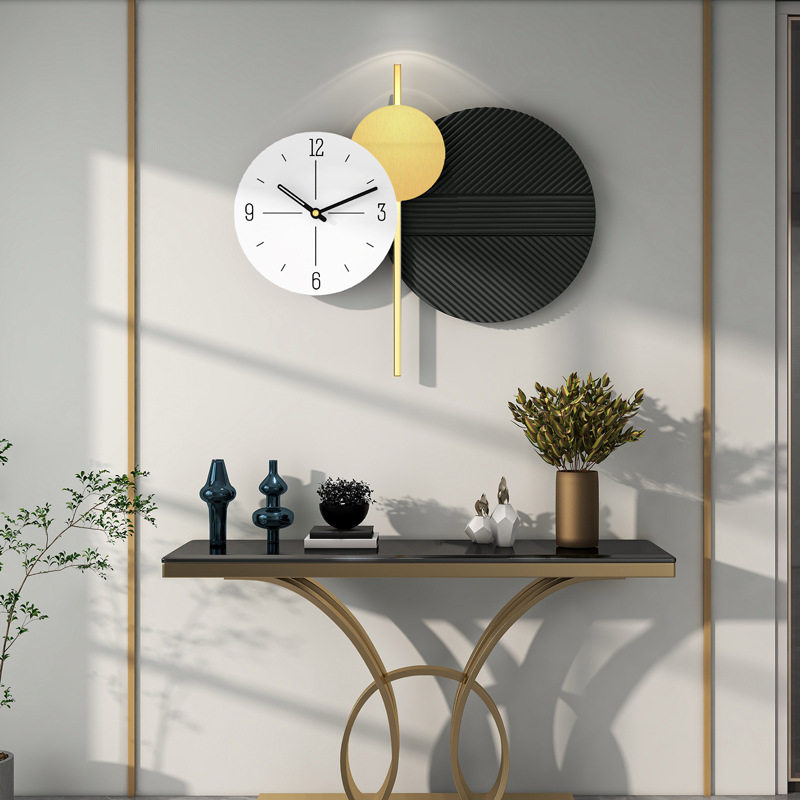 挂钟轻奢时尚家用2023新款现代简约大气钟表创意时钟装饰餐厅挂墙,模玩/动漫/周边/娃圈三坑/桌游,文化/体育周边,淘宝优惠券,粉丝福利购,淘宝优惠卷