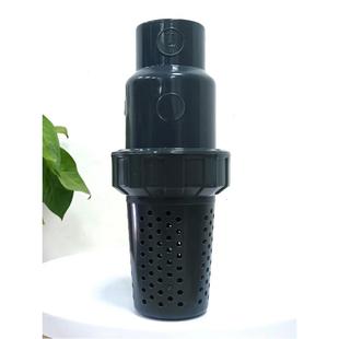 UPVC水泵底阀 塑料底阀 高品质 单向逆止水阀防倒流 圆球孔式