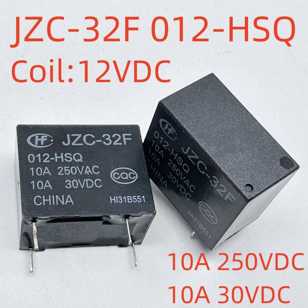 全新 4脚 继电器 JZC-32F 005/009/012/024-HS/3/HSL3/Q3 32F-1A