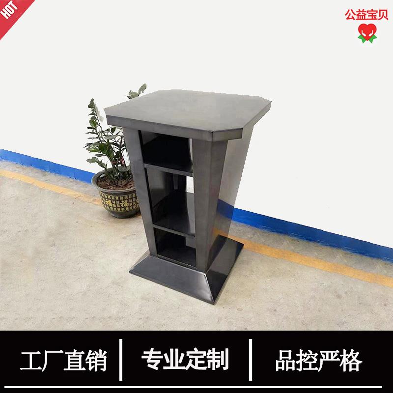 需定制酒吧清吧桌椅吧台桌家用高脚圆桌不锈钢发光玻璃桌子商用散
