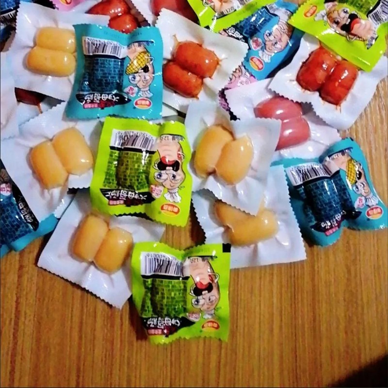 奥锦奇大拇哥肠小香肠迷你肠烤肠火腿肠散装小肉枣休闲零食小