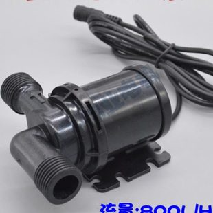 无刷水泵4分管12V直流无刷增压泵洗澡机小散热循离心耐温80度