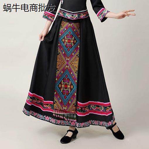 少数民族服装女贵州土家族苗家舞蹈演出服瑶族壮族侗族苗族服饰