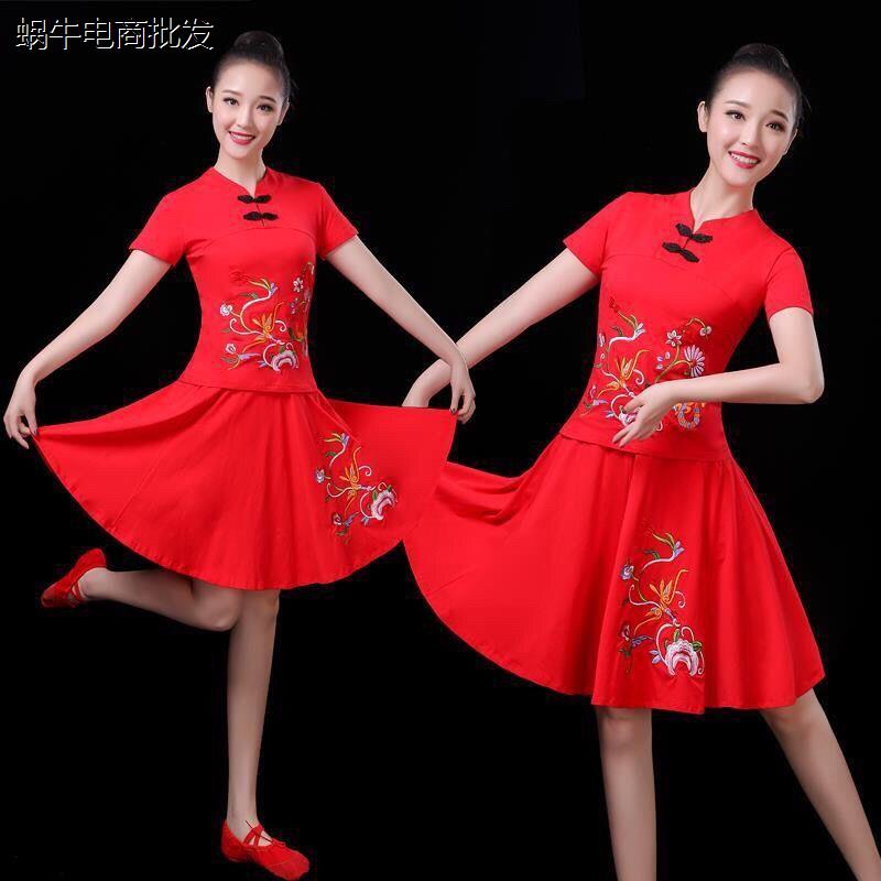 广场舞服装新款套装女民