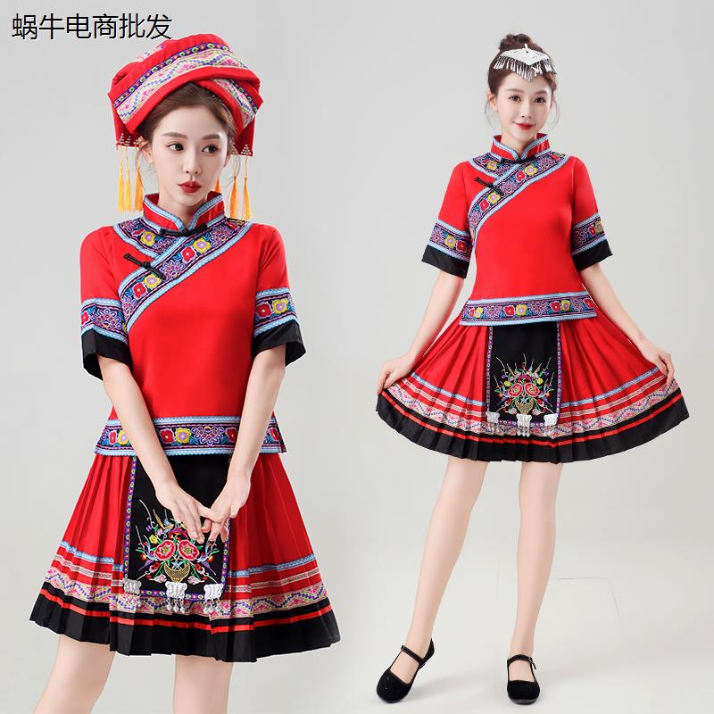 新款女苗族演出服少数民