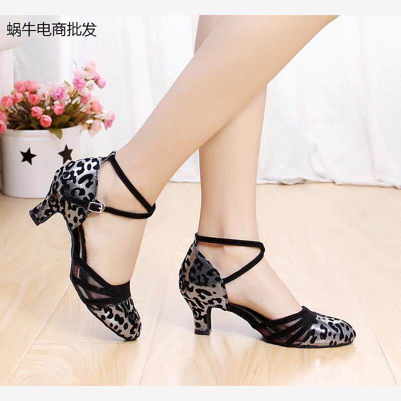 女式拉丁舞鞋蹈鞋跳子广