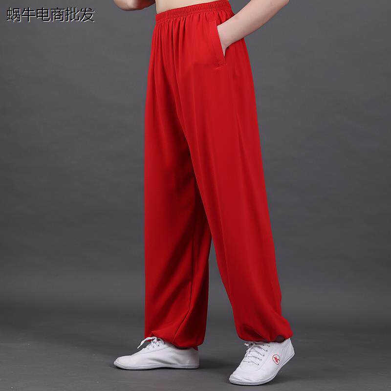 高档太极服裤弹力珍珠棉
