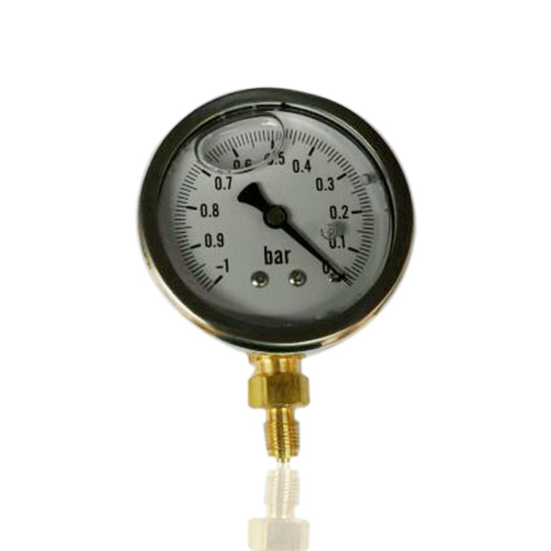 优选供耐震真空压力表不锈钢充油压力表注油真空表负压表Z-60 -1~