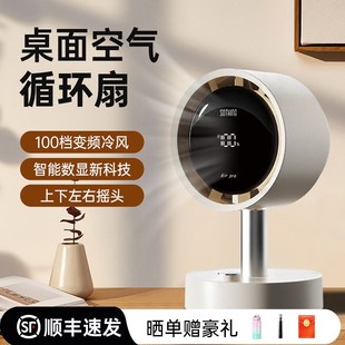 小风扇 向物空气循环扇桌面静音风扇家用办公室卧室摇头2025新款