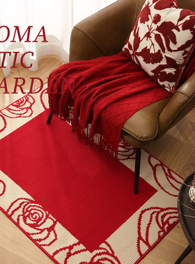 优选高级入户门地垫家用大门口进门除尘红色防滑地垫门垫耐脏秋冬