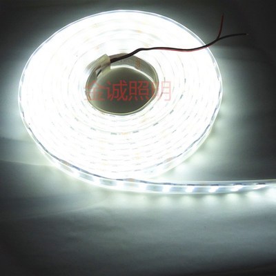 LED灯带12V5050双o排套管超亮白光120灯珠户外防水24V5050LED灯带