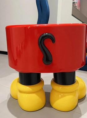 山姆同款米奇小矮凳创意卡通可爱家用Z门口换鞋凳