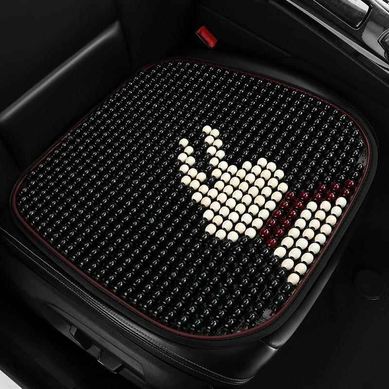 木珠汽车坐垫夏季凉垫女士卡通z五座全车垫三件套透气珠子四季通