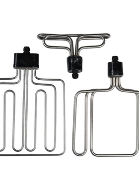 蒸饭机电热管 蒸饭箱加热管 煮饭发热管/G380V12KW黑色圆头加热管