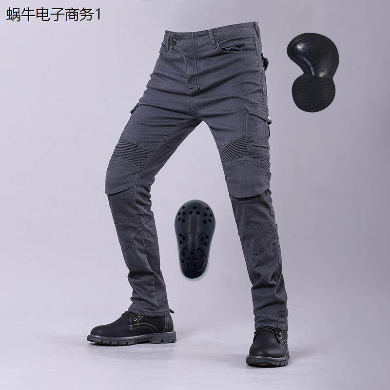 新品防水骑行牛仔裤子摩