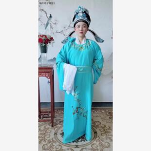 越剧小生帽子戏曲古装软盔解元巾小生头饰戏剧学士巾 软沙帽