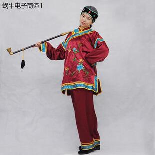 媒婆服装演出服全套搞笑烟袋道具假发头饰地主婆中性古装舞台戏剧