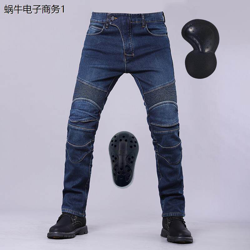 新品秋冬摩托车骑行牛仔