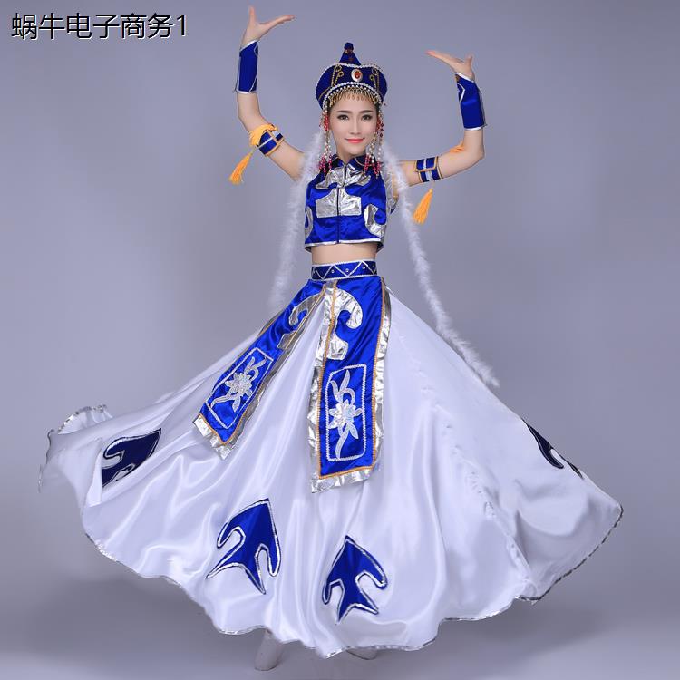 2019新款蒙古族服装鸿雁
