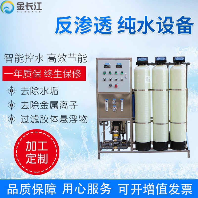 供应0.5吨th小时ro反渗透EDI实验室用高纯水 500抛光去离子水设备