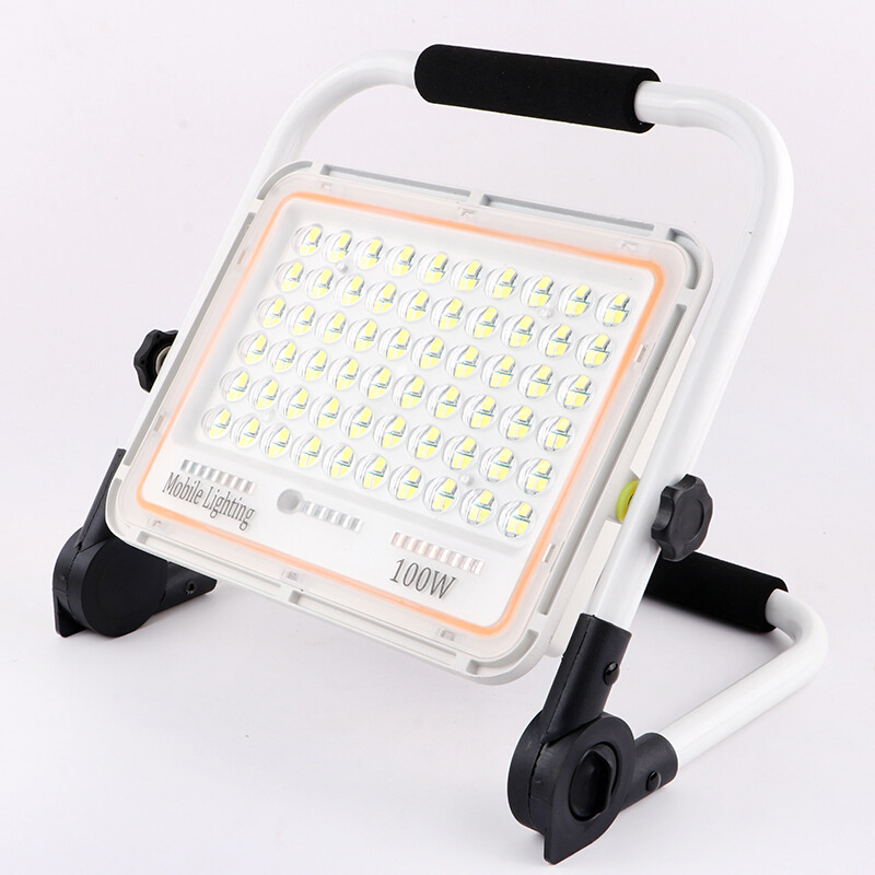 充电灯户外应急灯地摊夜市摆摊家用工地手提投光灯超亮led照明灯